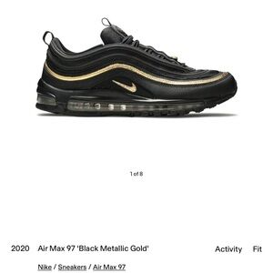 Nike Air Max 97 Black with Gold